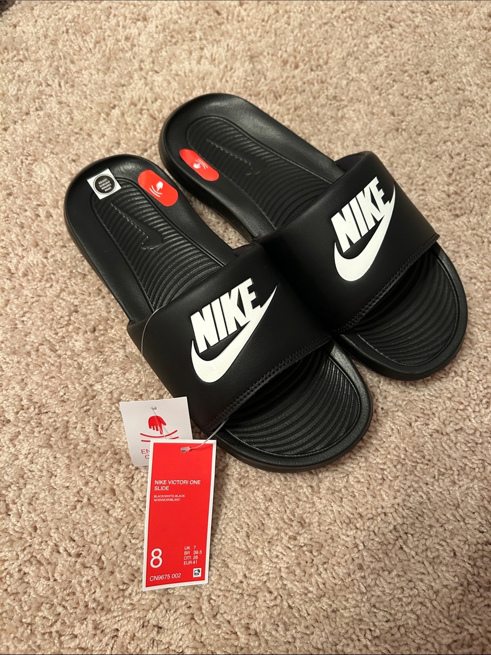 NWT Black Nike Slides